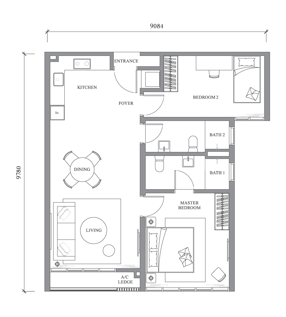 Type A1 Floor Plan